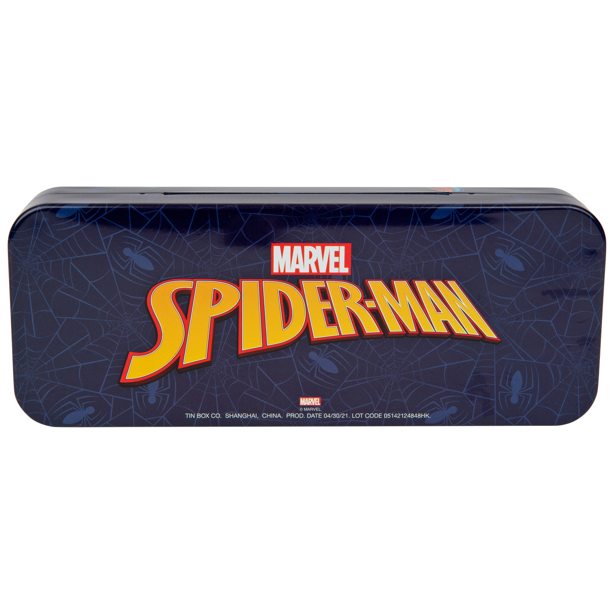 Marvel Comics Spider-Man Hero Blue Pencil Box